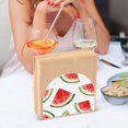 thumbnail image 3 of Yayeee Napkin Holder for Table Set of 2 Kitchen Paper Tissue Organization, Red Watermelon, 3 of 8
