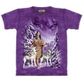thumbnail image 1 of Purple 100% Cotton Eyes Graphic Novelty T-Shirt, 1 of 2