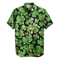 thumbnail image 3 of St Patricks Day Shirt Men Irish Shamrock Button Down Long Sleeve Shirt Saint Patrick'S Clover Graphic Holiday Outfit mens st patricks day shirt, 3 of 3
