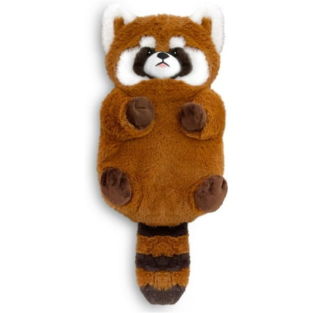Red Panda Cozy Plush Washable Cover Microwave Stuffed Animal Heating Pad for Pain Relief, Cramps, Neck, Muscles, 17"x8"