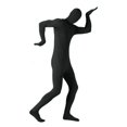 thumbnail image 4 of Disfraz de Zentai de cuerpo entero para adultos y niños, traje negro de licra, mono ajustado para Halloween, para hombres y mujeres, 4 of 5