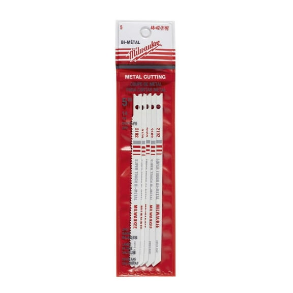 Milwaukee-48-42-2192 5 in. 14 TPI Bi-Metal Jig Saw Blade (5 Pack)