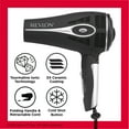 thumbnail image 6 of Revlon 1875W Retractable Cord Fold & Go Ceramic Hair Dryer, Black, 6 of 7