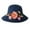 Navy, variant on EnJoCho Toddler Cute Straw Hat Sun Hats Baby Girls Breathable Summer Boy Kids Flower Beach Hat Baby Child Casual Outing Hats