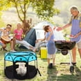 thumbnail image 4 of Portable Pet Playpen for Dog Cat Puppy, Apphome Foldable Pop-up Dog Kennel Tent for Indoor Outdoor Travel Camping Use, Large Size 45"x23", 4 of 8
