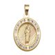 thumbnail image 4 of Medalla San Judas Tadeo Horoz Oro florentino 10K W834, 4 of 4