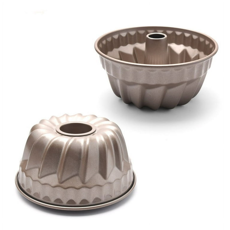 Non-stick Fluted Bundt Baking Ring Cake Pan Tray Dishes for Oven and Instant  Pot Baking