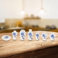 thumbnail image 1 of 7 piezas esca:12 en miniatura jarrón y placa modelo Accesorios para fotos sala de estar cocina jardín Decoración Fresa CUTICAT jarrón de casa de muñecas, 1 of 8
