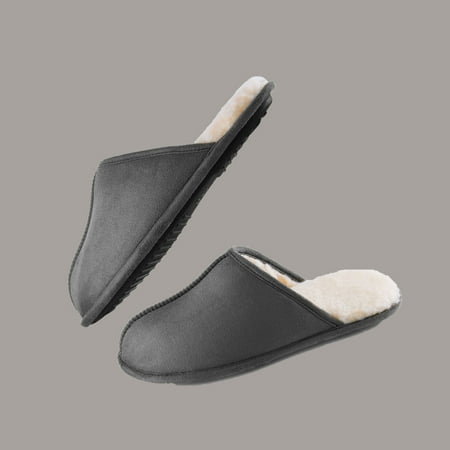 

Men s Memory Foam Slippers Non-Slip Sole Indoor Comfortable Soft Home Shoes