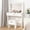White with charging, variant on Conate Small Makeup Vanity Desk Sets with Lights, Girl Dressing Table with Chair and Large Drawer, Charging Station for Bedroom, 3 Lighting Modes, Brightness Adjustable