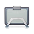 thumbnail image 5 of Premium Thickened PP Plastic Baby Food Prep Set: Multi-Functional Separated Cutting Boards with Fruit & Sections, Child-Safe Design, Easy-to-Clean, Stylish Grey-Blue Combination with Plastic Base, 5 of 5
