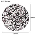 thumbnail image 6 of Pink Leopard Butterfly Pattern Round Tablecloth 60"x60",Wrinkle Wipeable Table Cloth for Kitchen Dining Room Picnic Patio Party, 6 of 6