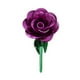 thumbnail image 2 of Rosa de metal artificial para decoración del hogar, arreglo floral de mesa. Púrpura, 2 of 9