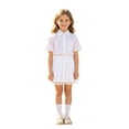 thumbnail image 5 of Girls Pleated Skirt with Built-in Shorts High Waisted A-Line Tennis Skirts for Cheer Uniform Office Work Casual Skirts, 5 of 9