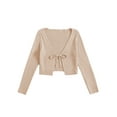 thumbnail image 2 of Women's Cardigans Open Front Long Sleeve Lace up Lightweight Cardigan Sweaters for Women, 2 of 9