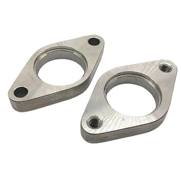 2 Piezas de material acero Inoxidable Wastegate Junta Brida Junta 35 / 38mm Turbocompresor Zulema Junta de brida de acero inoxidable