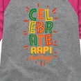 thumbnail image 3 of Instant Message - Celebrate AAPI Heritage - Toddler & Youth Girls Raglan Graphic T-Shirt, 3 of 5