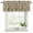 Light Beige, variant on Beige Spring Floral Curtain Valances for Windows, Kitchen Valance Window Treatments Panel 2 Pack, Elegant Pastoral Flowers Birds Watercolor Rod Pocket Short Curtains for Bathroom Bedroom 54 x 18 Inch