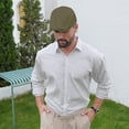 thumbnail image 5 of Newsboy Cap for Men 100% Cotton Mens Flat Hats Newsies Hat Classic Irish Gatsby Ivy Cabbie Golf Hats 1pcs, 5 of 6