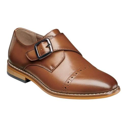 baby boy cognac dress shoes