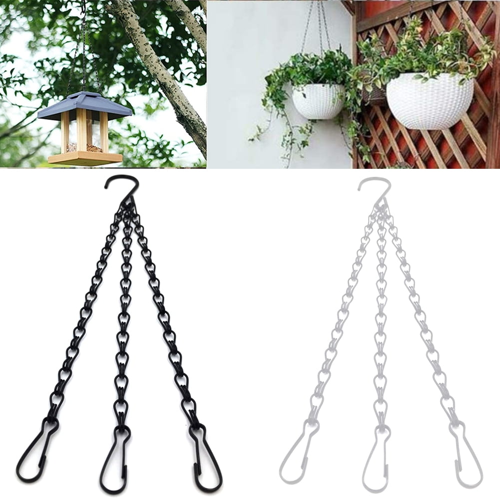DGROEE 3Pcs Hanging Chains for Plants Flower Pot Basket Chains 3 Point