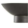 thumbnail image 4 of DecMode 16" Round Wide Black Ceramic Decorative Bowl with Elevated Base, 4 of 13