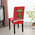thumbnail image 5 of SAYOO 1Pcs/4Pcs/6Pcs Large Size Chair Covers for Christmas, Tablecloths Waterproof Dinning Room Chair Table Protector for Kitchen Holiday Decor, 5 of 6