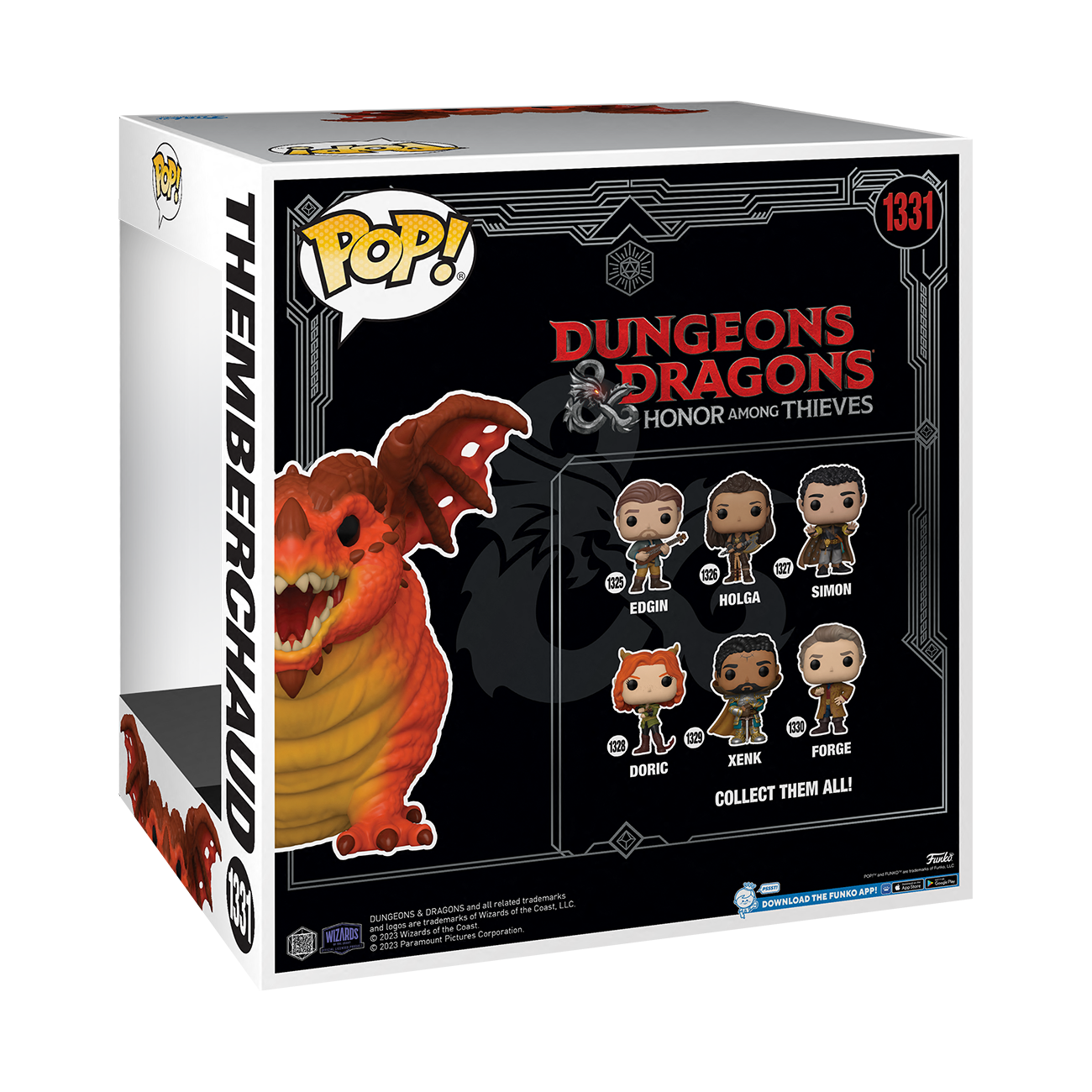 Funko Pop! Jumbo: Dungeons & Dragons - Red Dragon Vinyl Figure (Walmart Exclusive) - image 3 of 6