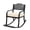 Black#1, variant on Alvantor Outdoor Metal Rocking Chair with Removable Cushion and Footrest, Rust-Resistant Cast Iron Porch Rocker, Black, 23.2"W x 40.1"D x 35.6"H