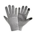 thumbnail image 3 of Mitones Hombres Guantes de Invierno Pantalla Táctil Guantes Térmicos Resistentes al Agua Guantes de Ciclismo para Acampar Trabajo Senderismo Motocicle completo gris, 3 of 7