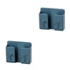 thumbnail image 2 of Toystoory Caja de almacenamiento para teléfono Organizador de control remoto montado en la pared Soporte de carga móvil de plástico, azul azul 2piezas Toystoory CBP070587, 2 of 6