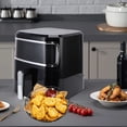thumbnail image 4 of Multifunctional Multifunctional Oilless Fryer 10L Touch Screen Electric Deep Fryer with Visible Cooking Window for Kitchen Black, 4 of 7