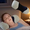 thumbnail image 3 of Memory Foam Neck Support Pillow Portable Roll for Ergonomic Stretching Headrest and Muscle Relaxation Comfort, 3 of 3