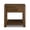 Brushed Mocha, variant on Grain Wood Furniture Loft Nightstand, Solid Wood with a Brushed White Finish