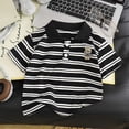 thumbnail image 2 of Kogui Boys Polo Shirts Polo Shirts for Toddler Boys Collared Golf Shirt Short Sleeve Classic Polos School Uniform Tops 9 12 Months (Black,9-12 Months), 2 of 3