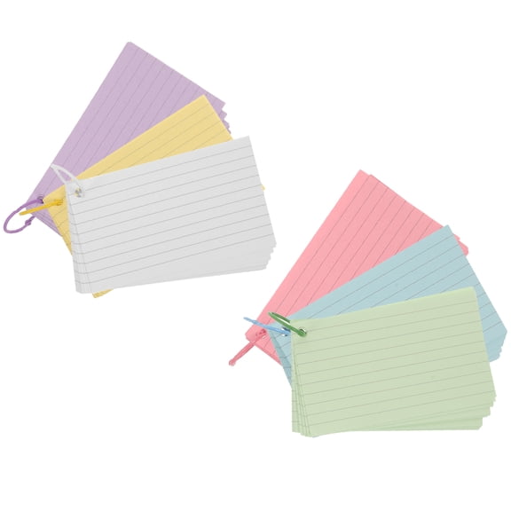 VERDANVERSE Index Cards With Rings Study Supplies 1 Set 5x3in