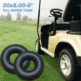 thumbnail image 6 of Beaquicy Inner Tube 20x8-8 Rubber Lawn Tractor Mower Tire with TR13 Straight Valve, 6 of 7