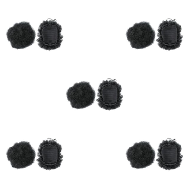 Soidarity Extensión de moño afro hermosa y manejable de fibra para cabello natural para mujeres a la moda Q9 1B Type2 NO2
