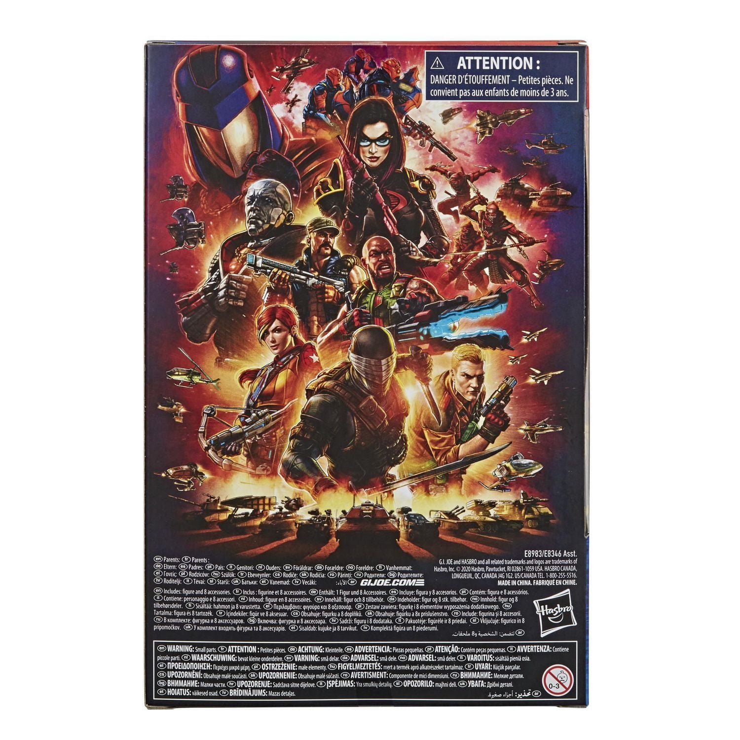 G.I. Joe Classified Series Red Ninja Action Figure 08 Collectible Premium Toy with Multiple Accessories 6-Inch Scale with Custom Package Art