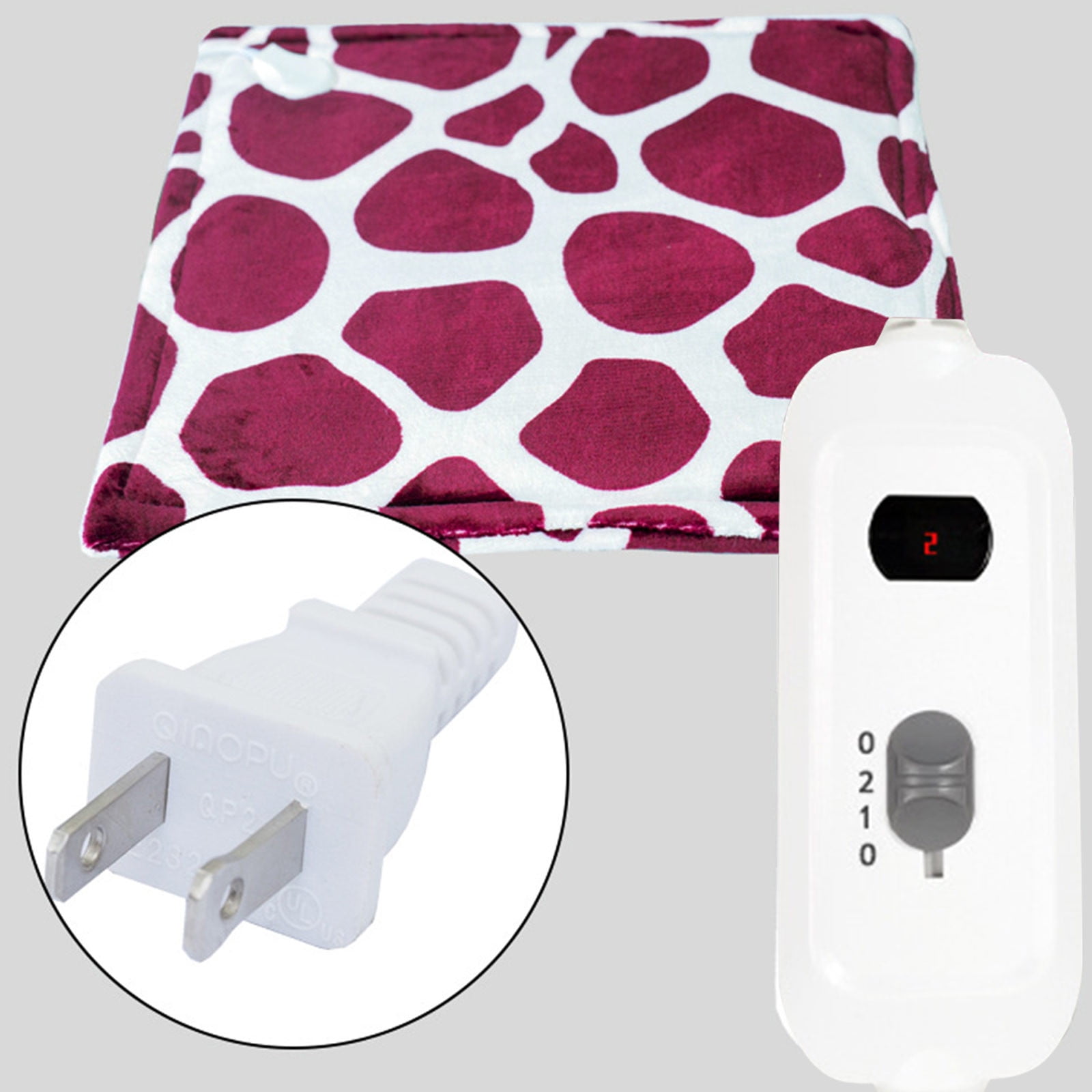 CVLNCYCLING Clearance Heated Blankets Queen Clearance,Winter Soft Flannel Electric Blanket ,150*110CM Car Heated Blanket Electric Throw,9 Fast Heating Modes & 8h Auto Off & Overheat Protection
