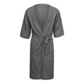 thumbnail image 4 of yunLCZ Under $10 Women's Nightshirt Womens Pajamas Short Sleeve Loungewear Two-Piece Sleepwear Button-Down Pj Set Beige L, 4 of 7