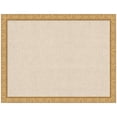 thumbnail image 4 of Kate and Laurel Framed Fabric Pinboard 26 x 20, Neutral Weave Printed Linen Decorative Bulletin Board for Use as a Vision Board or Wall Organization, Lila Gold Frame, 4 of 8