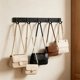thumbnail image 5 of Ganchos de almacenamiento multiusos de aleación de aluminio para baño, dormitorio y organización del hogar: ganchos de pared sin necesidad de taladrar con esquinas redondeadas para toallas, ropa y a, 5 of 6