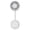 White, variant on 8.2x2.9In Magnetic Clip On Mini Fan USB Rechargeable 3 Speed Portable Desk Fan For Home Office Travel Bedroom