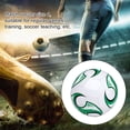 thumbnail image 4 of Eigraketly Tamaño 4 20 cm Niños Adultos Fútbol Competición profesional Principiante Partido Fútbol Practicar Pelota Equipo Gimnasio Deportes y aire libre Verde, 4 of 6