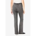 thumbnail image 2 of Woman Within Plus Size Petite Stretch-Cotton Knit Pull-On Bootcut Pocket Leggings, 2 of 6