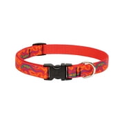LupinePet Original Designs Multicolor Go Go Gecko Nylon Dog Adjustable Collar