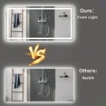 thumbnail image 5 of 72" x 36" LED Bathroom Mirror with Anti-Fog - Touch Control Dimmable Vanity Mirror, 3 Light Colors, Shatterproof for Makeup & Shaving, 5 of 14