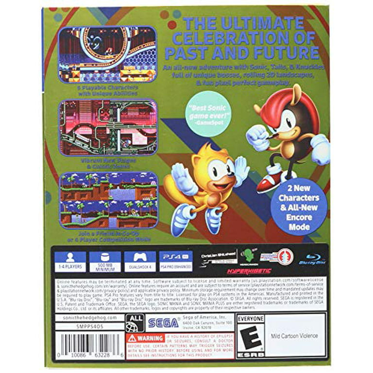 Sonic Mania - PlayStation 4, PlayStation 4