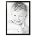 thumbnail image 2 of ArtToFrames 28" x 40" Honors Black with Silver Picture Frame, 28x40 inch Black Wood Poster Frame (WOM-5157), 2 of 7